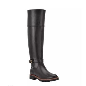 Tommy Hilfiger Felvia Lug Bottom Riding Boots Size 8 Women’s